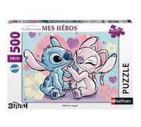 Puzzle 500 pièces Stitch & Angel Disney