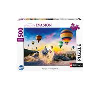 Puzzle 500 pièces Nathan Voyage en montgolfière