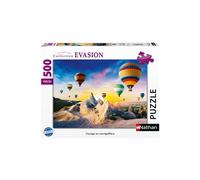 Puzzle 500 pièces Nathan Voyage en montgolfière