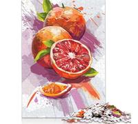 Puzzle 500 pièces Nature Morte à l'orange Sanguine pour Adultes et Adolescents de 12 Ans et Plus (500 pièces, 52 x 38 cm)