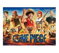 Puzzle 500 pièces : One Piece- Les aventures des pirates du Chapeau de Paille