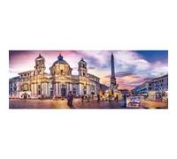 Trefl Puzzle Piazza Navona Rome - Panorama 500 pièces, qualité premium, dès 10 ans