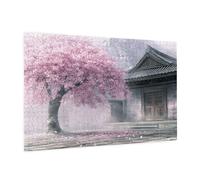 Puzzle 500 Pièces Paysage Puzzle Adultes Arbre Motif avec avec Boîte Cadeau, DIY Wooden Puzzl Enjoy Activités de défi Familial pour Tableau Decoration Murale, Cadeau Homme/Femme 52 x 38 cm -299Y