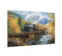 Puzzle 500 Pièces Paysage Puzzle Adultes Former Motif avec avec Boîte Cadeau, DIY Wooden Puzzl Enjoy Activités de défi Familial pour Tableau Decoration Murale, Cadeau Homme/Femme 52 x 38 cm -263Y