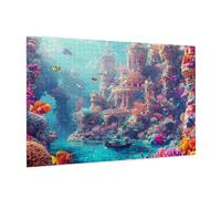 Puzzle 500 Pièces Paysage Puzzle Adultes Mer Motif avec avec Boîte Cadeau, DIY Wooden Puzzl Enjoy Activités de défi Familial pour Tableau Decoration Murale, Cadeau Homme/Femme 52 x 38 cm -255Y