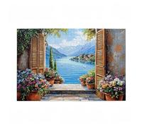 Puzzle 500 Pieces Paysage Puzzle Fleur 500 Pièces Grand Adultes Difficile Jigsaw en Bois avec Boîte Cadeau, Challenge Impossible Créatif Jeu pour Adulte, Decoration Maison, Cadeau Femme 52x38cm D-759