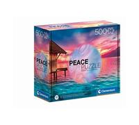 Clementoni - Puzzle 500 pièces - Peace (Living The Present) - Ambiance zen - Carton recyclé FSC