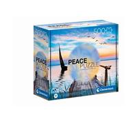 Clementoni | Puzzle Peaceful Wind 500 Pièces pour Adultes 14 Ans+ | 49 x 36 cm | Paysage Relaxant | Playlist Spotify | Carton Recyclé | Collection Zen | Jeu de Societé Calme | Ideé Cadeau