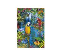 Puzzle 500 Pieces Perroquets Au Bord De La Rivière Dans La Foret Tropicale - Educa Collection Animaux Oiseaux