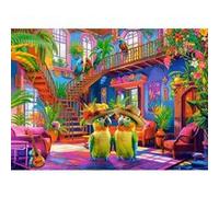 Castorland Puzzle 500 pièces - Papageien im Paradies, 33 x 47 cm