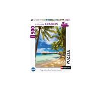 Puzzle 500 pièces Plage de Bora-Bora, Polynésie française