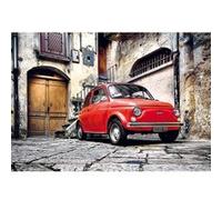 Puzzle 500 pièces + poster : Fiat 500 Clementoni G
