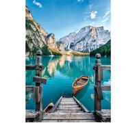 Puzzle 500 pièces + poster : Lac de Braies