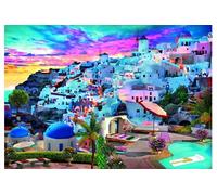 Puzzle 500 pièces + poster : Vue de Grèce