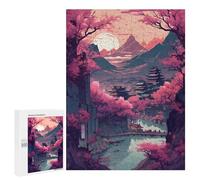 Puzzle 500 pièces pour adolescents Beautiful Village Puzzle pour Adultes Jeux De Relaxation Vacances À La Maison Tuer Le Temps 500 PCS