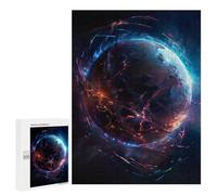 Puzzle 500 pièces pour adolescents Lightning Alien Planet Puzzle pour Adultes Jeu familial Décoration de la maison pour anniversaire, Noël 500 pièces