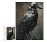 Puzzle 500 pièces pour adolescents The Raven Abstrait Metal Puzzles pour Adolescents Bricolage Jouets Décoration Murale Favorise l'entraînement du cerveau 500 pièces