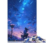 Puzzle 500 pièces pour Adultes, Aventure de Pluie de comètes, Puzzle carré, pour Adultes et Adolescents, Puzzles en Bois, décoration d'intérieur, 500 pièces (52 x 38 cm)