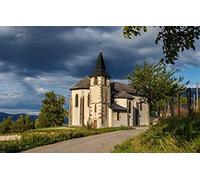 Puzzle 500 pièces pour Adultes, Beauté Naturelle, France, Savoie, Saint-Pierre 52 x 38 cm