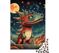 Puzzle 500 pièces pour Adultes, Dinosaures de la Galaxie, Puzzle en Bois pour Adultes, Jouet éducatif et décompressant, 500 pièces (52 x 38 cm)