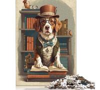 Puzzle 500 pièces pour Adultes et Adolescents, Motif épagneul Breton, décoration d'intérieur et Cadeaux Uniques, 500 pièces (52 x 38 cm).