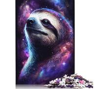 Puzzle 500 pièces pour Adultes et Enfants, Puzzle Galaxy Sloth, Jeu de décompression intellectuelle et Amusant, 500 pièces (52 x 38 cm)