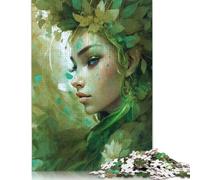 Puzzle 500 pièces pour Adultes Herald of The Spring Square, Puzzles en Bois pour Adultes et Adolescents, décoration d'intérieur, 500 pièces (52 x 38 cm)