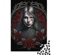Puzzle 500 pièces pour Adultes, Jeune Vampire, Puzzle carré, pour Adultes et Adolescents, Puzzles en Bois, décoration d'intérieur, 500 pièces (52 x 38 cm)