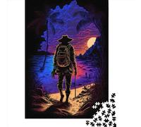 Puzzle 500 pièces pour Adultes : Le Chasseur de trésors Choisi, Puzzle carré, pour Adultes et Adolescents, Puzzles en Bois, décoration d'intérieur, 500 pièces (52 x 38 cm)