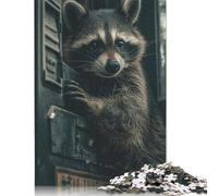 Puzzle 500 pièces pour Adultes Loup Chasseur de Moutons Puzzles en Bois pour Adultes Adolescents 12 Ans et Plus 500 pièces (52 x 38 cm)