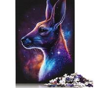 Puzzle 500 pièces pour Adultes, Motif Kangourou, Exercice cérébral, Jeu de Puzzle, Cadeau pour 500 pièces (52 x 38 cm)