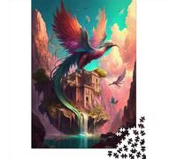 Puzzle 500 pièces pour Adultes Phénix au Palais Puzzles pour Adultes et Puzzles en Bois Décoration de la Maison Cadeaux de Vacances 500 pièces (52 x 38 cm)