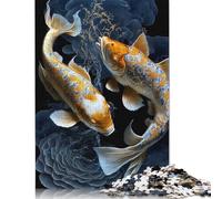 Puzzle 500 pièces pour Adultes, Poissons koï, Puzzle pour Adultes et Adolescents, Casse-tête 500 pièces (52 x 38 cm)
