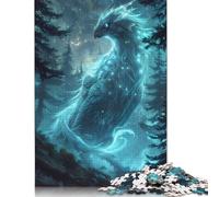 Puzzle 500 pièces pour Adultes, Puzzle carré en Bois, Motif Griffon de Conte de fées, pièces Uniques, Jeux éducatifs Amusants, Jouets, 500 pièces (52 x 38 cm)