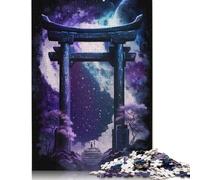 Puzzle 500 pièces pour Adultes - Puzzle Galaxie - Porte Torii Japonaise - Jeu de détente intellectuelle Amusant - 500 pièces (52 x 38 cm)