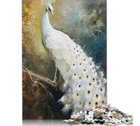 Puzzle 500 pièces pour Adultes, Puzzle perchoir à Plumes D'Ivoire, Puzzles pour Adolescents, Puzzles en Bois, décoration d'intérieur, Jouets, 500 pièces (52 x 38 cm)