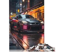 Puzzle 500 pièces pour Adultes, Puzzles artistiques en Bois, Puzzles de Voitures de Sport, Jouets éducatifs Anti-Stress, 500 pièces (52 x 38 cm)