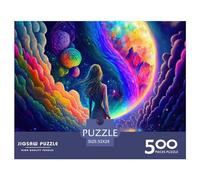 Puzzle 500 pièces pour Adultes Rainbow Astral Dreamer1 Puzzle en Bois pour Enfants Jouets de Divertissement Familial 500 pièces (52 x 38 cm)