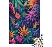 Puzzle 500 pièces Psychédélique coloré dans Un Paradis Tropical Puzzles Adultes Difficulté Puzzles Puzzle Éducation Jeux Jouets Famille Décoration 500pcs (52x38cm)