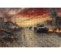 Puzzle 500 Pieces, Puzzle Adultes 500 Pièces RéServoir, Puzzles Classiques Bois 55 x 40 CM Ruines, Exquisite Papierboxverpackung, Tragbarer Netzbeutel Geeignet für Die ganze Familie Cadeau RXPT-7251