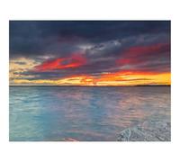 Puzzle 500 Pièces - Puzzle de Qualité SupéRieure-Pierres,mer,Coucher de Soleil,Horizon 52x38cm