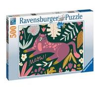 Puzzle 500 Pièces Ravensburger Chat tendance Multicolore G