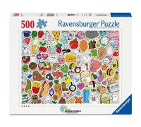 Puzzle 500 pièces Ravensburger Stickers Kawaii Paysage Art 49 x 36 cm Multicolore