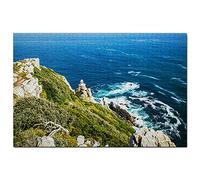 Puzzle 500 pièces, réserve Naturelle du Cap, Afrique du Sud, Cape Point, Cape Town, Jeu, œuvre d'art, Souvenir de Voyage, 52 x 38 cm