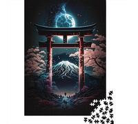 Puzzle 500 pièces Sanctuaire sous Les étoiles, 3 Puzzles carrés pour Adultes, Puzzles en Bois, décoration d'intérieur, Jouets, 500 pièces (52 x 38 cm)