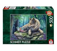 Puzzle 500 pièces - SCHMIDT - Loup et Elfe - Multicolore - Thème Fantastique - Pour enfants à partir de 10 ans