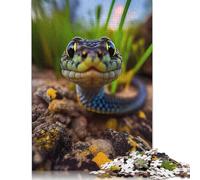 Puzzle 500 pièces Selfie d'un Jeune Serpent pour Adultes et Puzzles en Bois Puzzle éducatif Jeu Familial 500 pièces (52 x 38 cm)