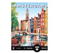 Sentosphère – Puzzle Amsterdam – 500 pièces – Adultes – Multicolore