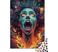 Puzzle 500 pièces Sorcière Maléfique Puzzles Adultes Difficulté Puzzles Puzzle Éducation Jeux Jouets Décoration Familiale 500pcs (52x38cm)