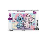Puzzle N Nathan Puzzle 500 P - Stitch & Angel / Disney